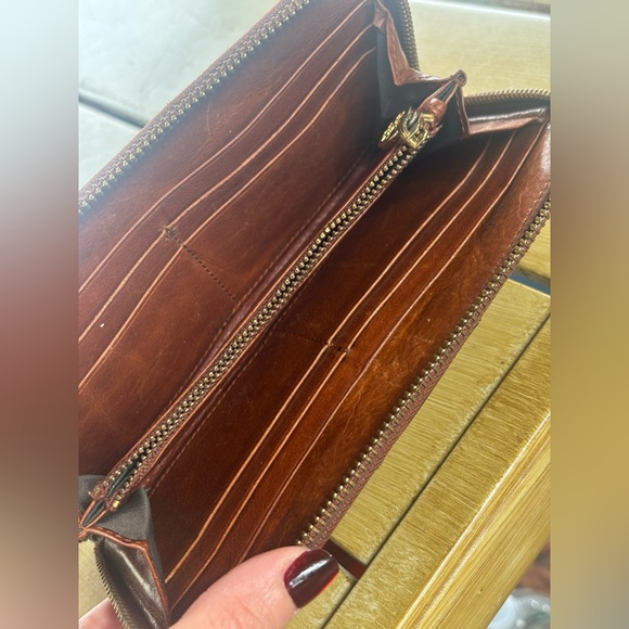 Tory Burch Brown Leather Wallet - Picture 4 of 8